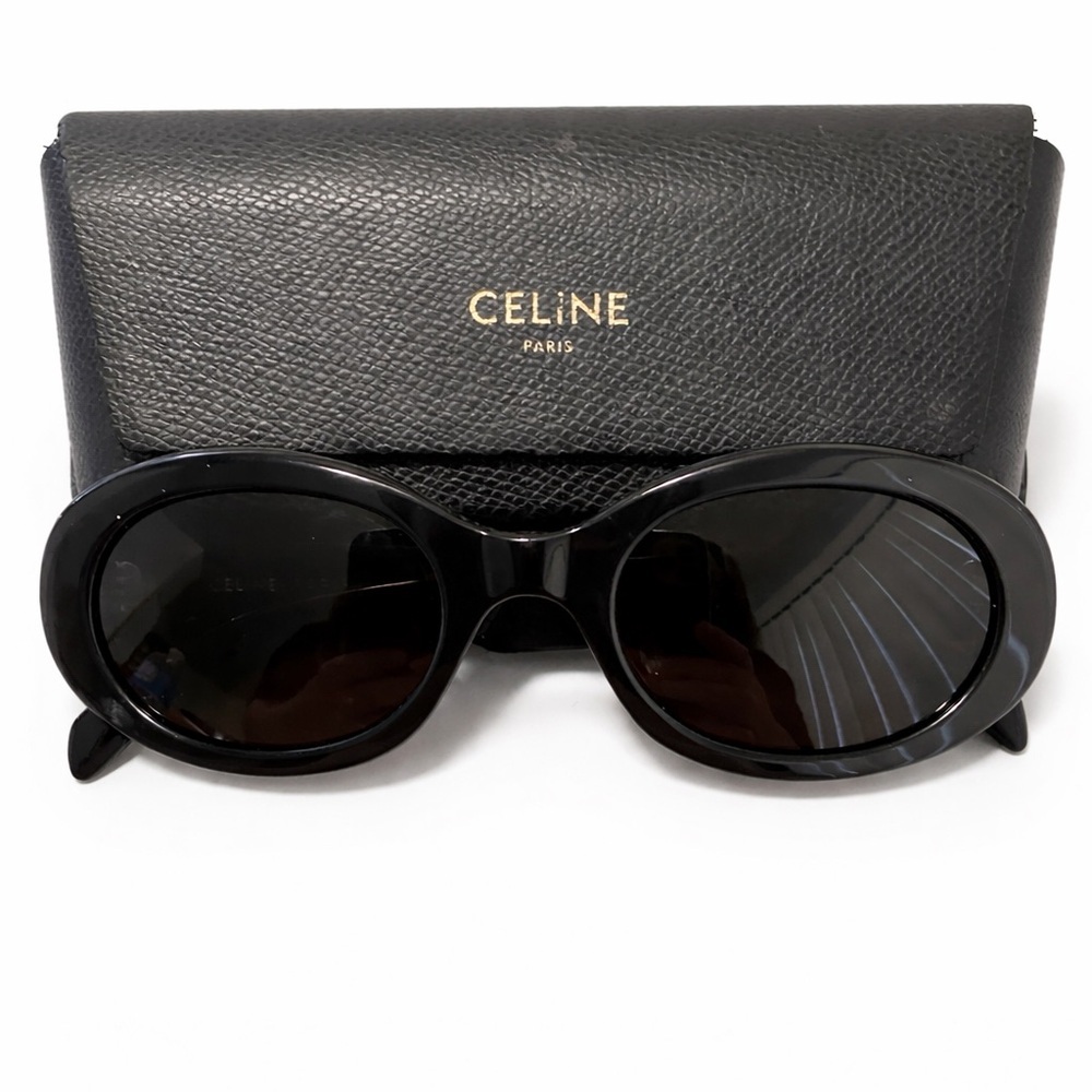 CELINE Triomphe Oval Sunglasses - Picture 4 of 4